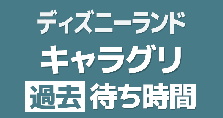 東京ディズニーランド2025/2/22 の待ち時間の推移